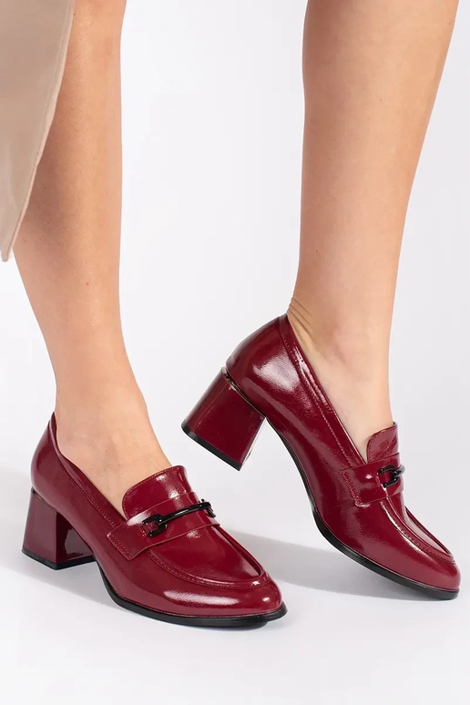 Bourgogne demi-chaussures mocassins...