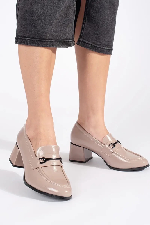 beige demi-chaussures mocassins pour...