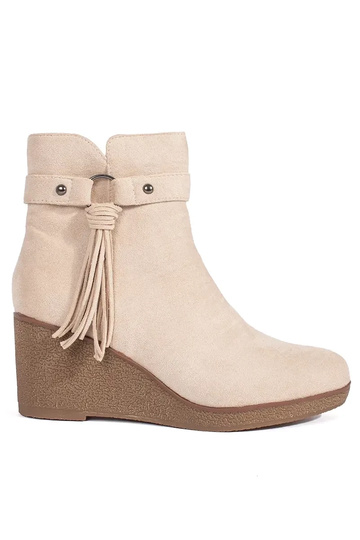 en daim brillantbeige...