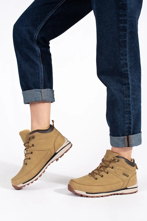 marron isoler Chaussures de randonnée