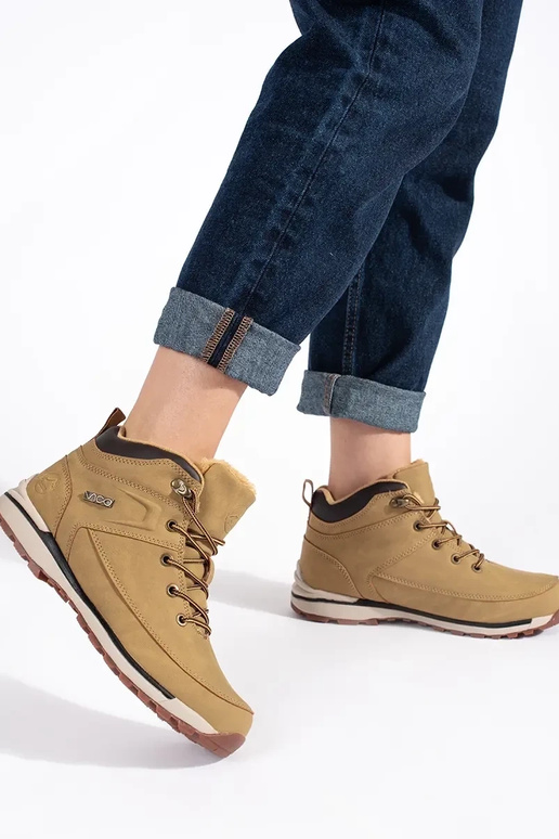 marron isoler Chaussures de randonnée