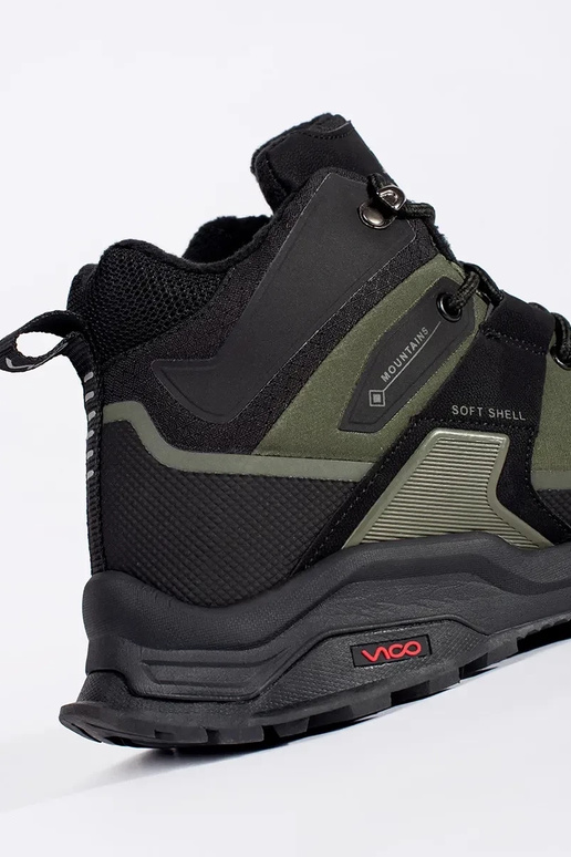 Chaussures pour hommes vertes et noires Chaussures pour hommes vertes et noires