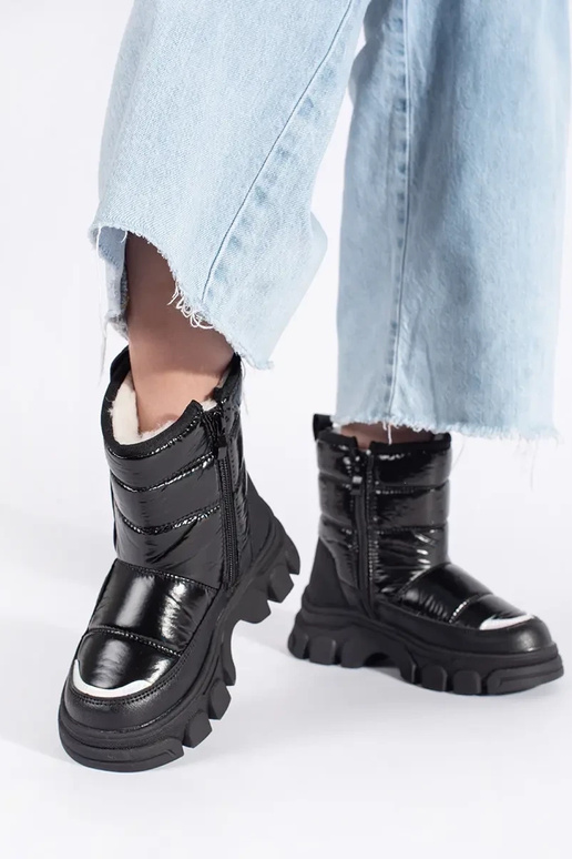 piquer Bottes de neige girly brillant piquer Bottes de neige girly brillant