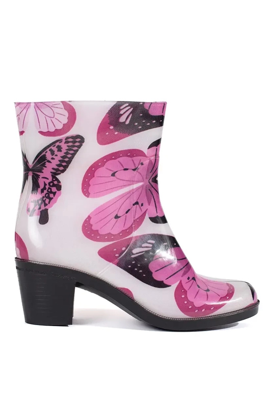 Bottes en caoutchouc À motyle sur des...