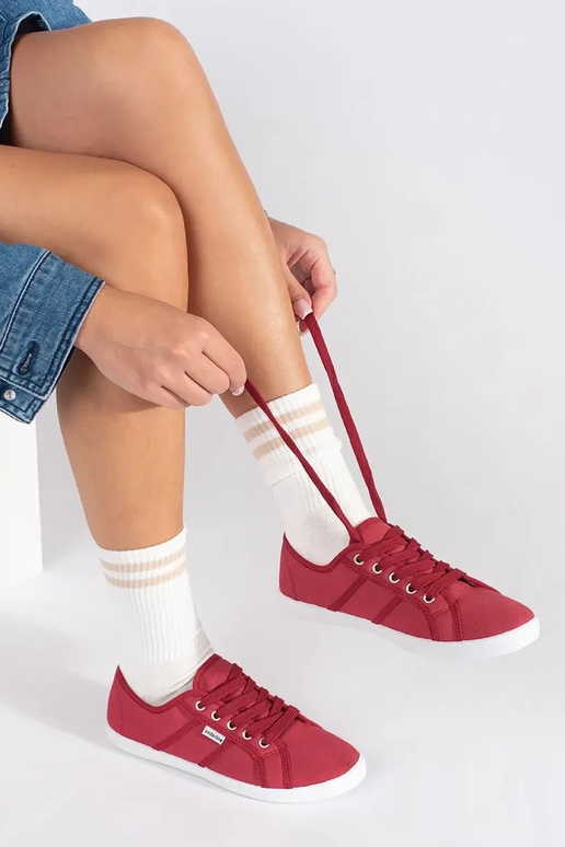 Chaussures plates rouges pour femme Chaussures plates rouges pour femme