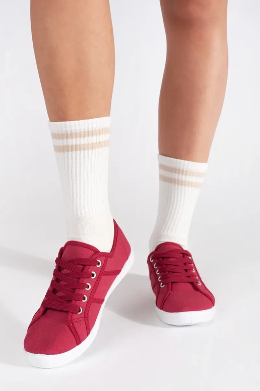 Chaussures plates rouges pour femme Chaussures plates rouges pour femme