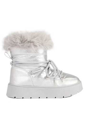 couleur argent Bottes de...