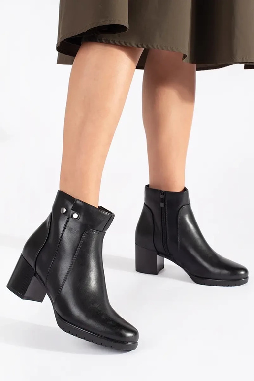 Bottes noires à talons hauts Sergio...