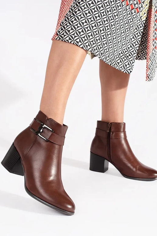 Bottes couleur marron Sergio Leone à...