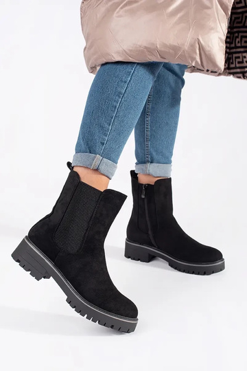 Chaussures plates en daim... 2