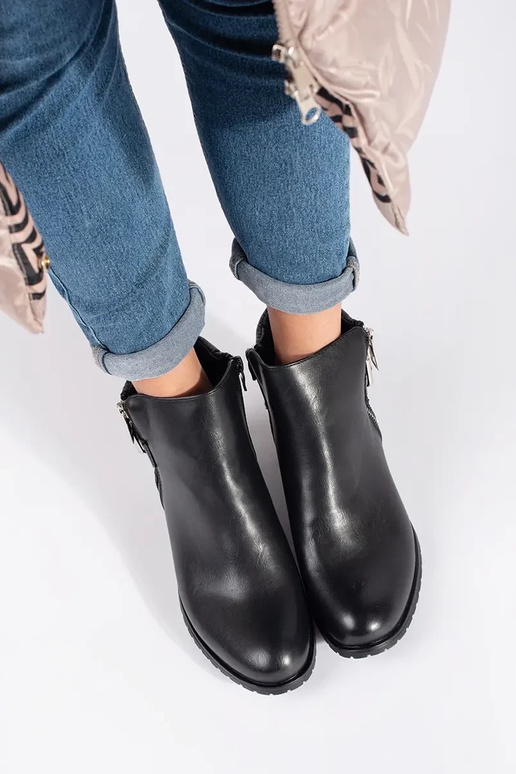 Chaussures plates femme noires