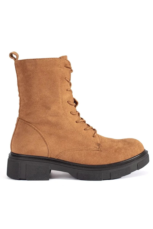 Bottes couleur marron bottines isolées Bottes couleur marron bottines isolées