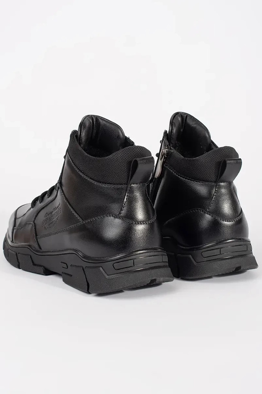 Bottes hautes pour hommes en cuir...