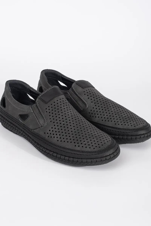 chaussures Hommes couleur grise ajouré chaussures Hommes couleur grise ajouré