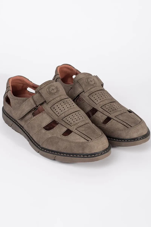 Sandales noires pour hommes