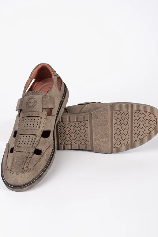 Sandales noires pour hommes