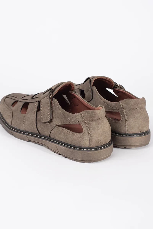 Sandales noires pour hommes