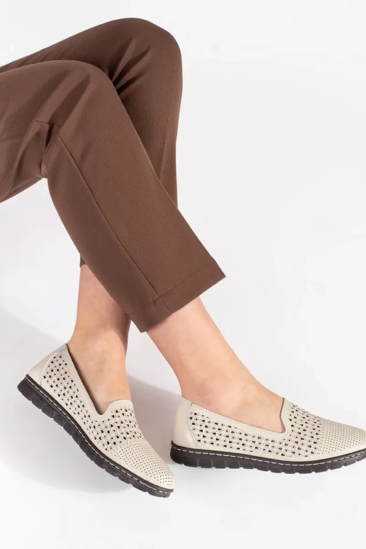 Mocassins en daim noirs sur semelle...