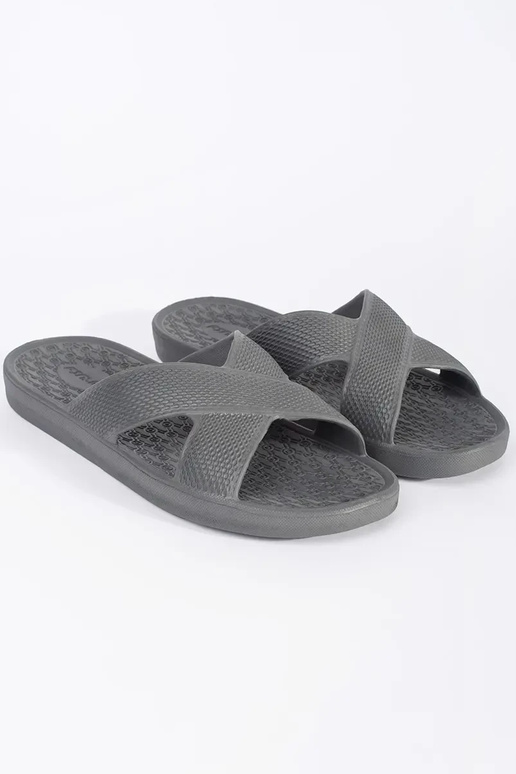 Chaussons de piscine pour hommes gris