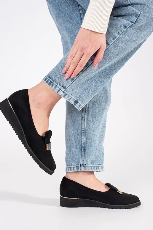 Bottines noires à plateforme