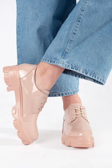 Bottines effet vernis avec... 2