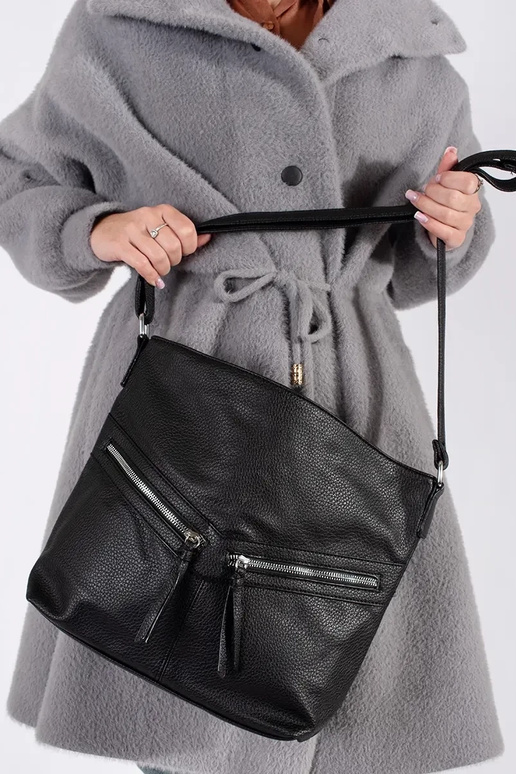 Sac à main noir pour femme avec...