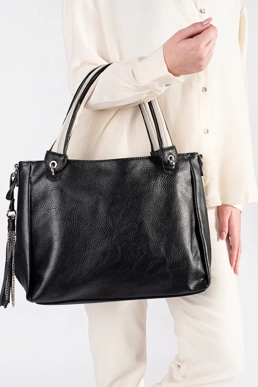 Sac à main noir pour femme avec...