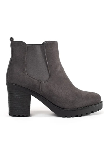 Bottines Chelsea grises en...