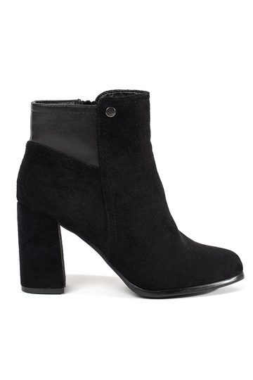 bottines en daim noires