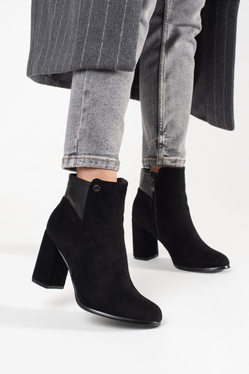 bottines en daim noires 2