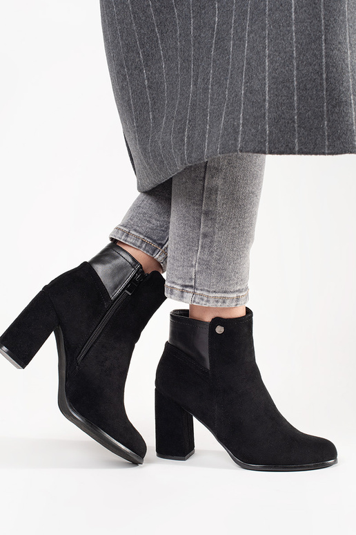 bottines en daim noires bottines en daim noires
