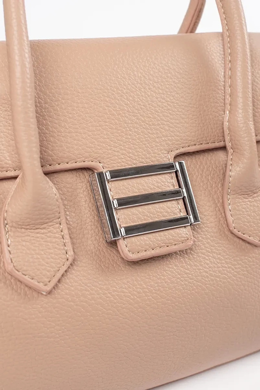 Sac à main couleur sable avec...