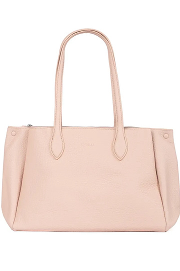 sac shopper en éco cuir rose