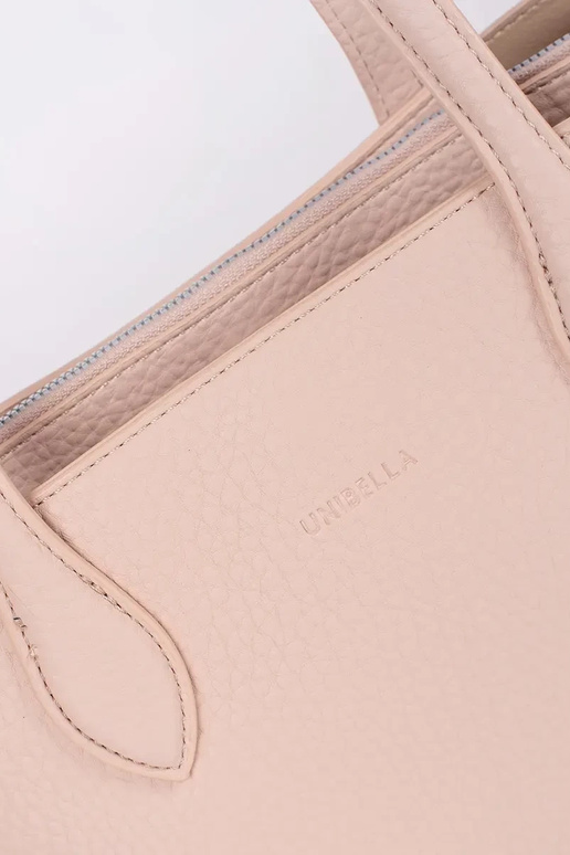 sac shopper en éco cuir rose