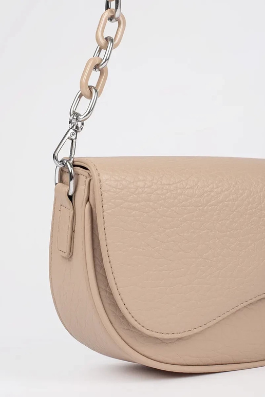 Sac couleur ivoire type cuir de nerka Sac couleur ivoire type cuir de nerka