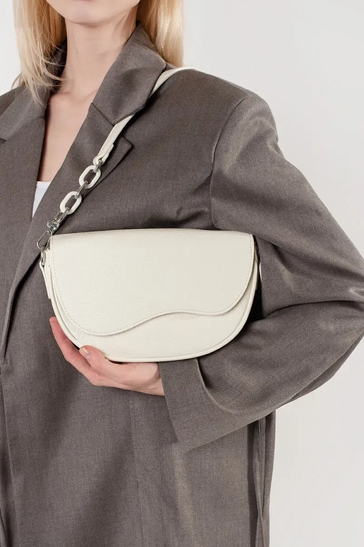 Sac blanc type cuir de nerka