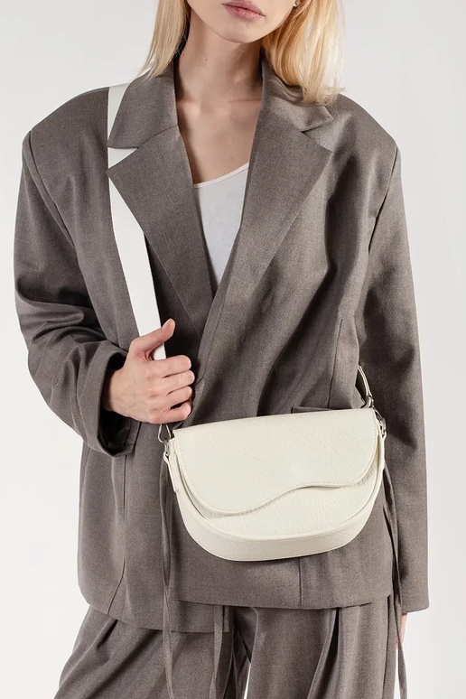 Sac blanc type cuir de nerka