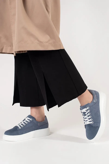 Baskets en cuir couleur... 2