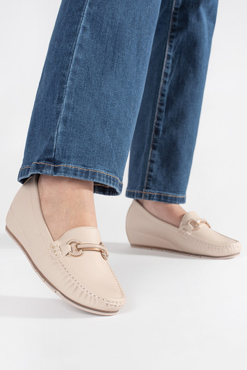 Mocassins couleur sable 2