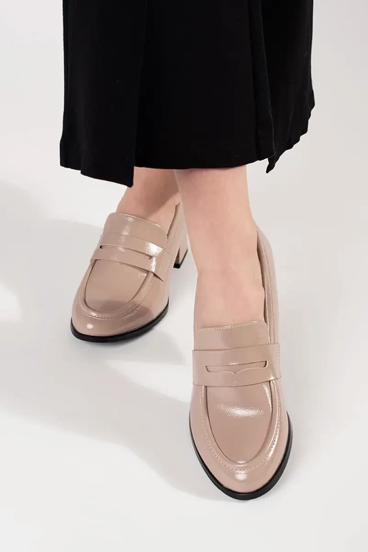 Bottines couleur sable sur talons Bottines couleur sable sur talons