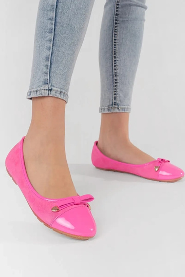 Ballerines plates roses en... 2
