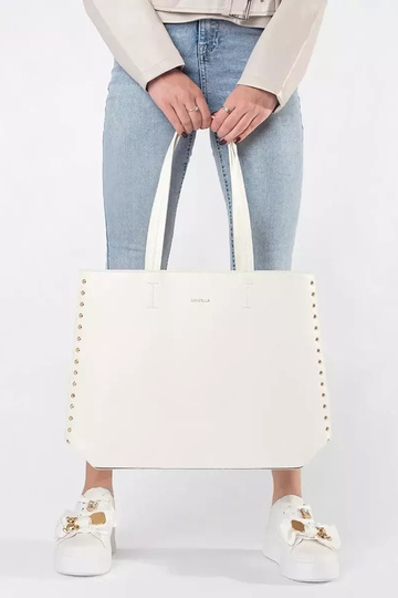 Grand sac fourre-tout blanc... 2