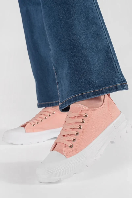 Bottes classiques à plateforme rose vif