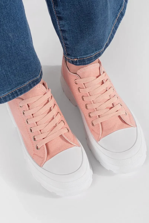 Bottes classiques à plateforme rose vif