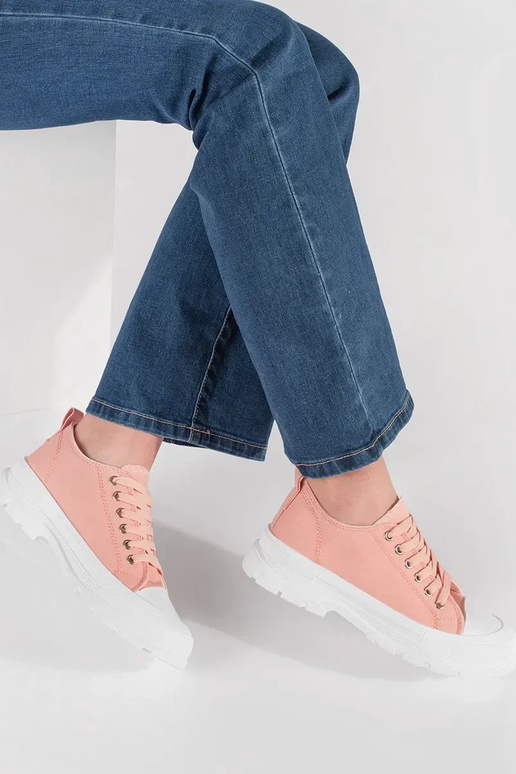 Bottes classiques à plateforme rose vif