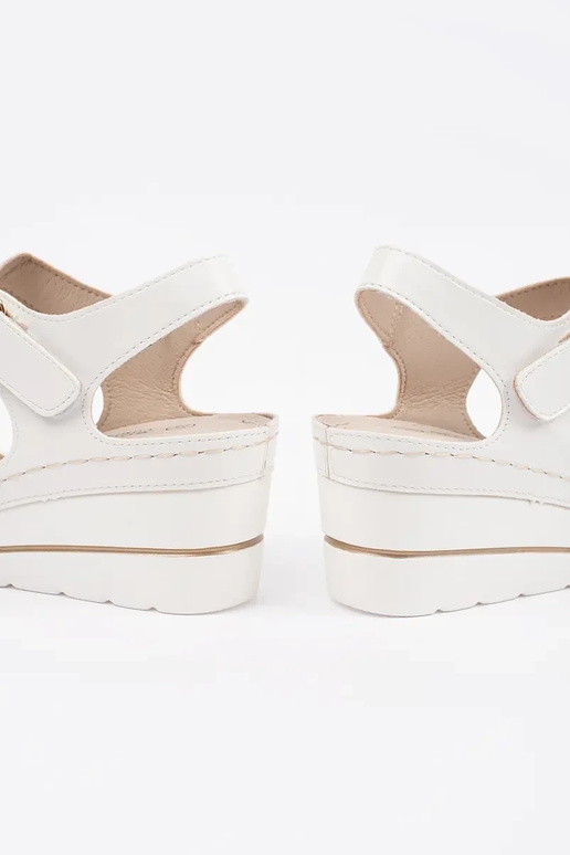 Sandales blanches confortables à...