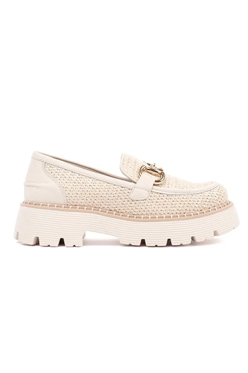 Mocassins sable à...