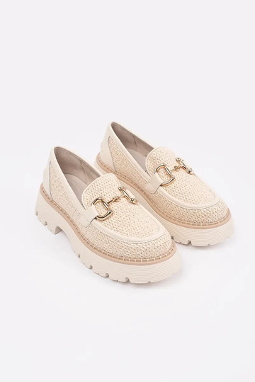 Mocassins sable à... 2