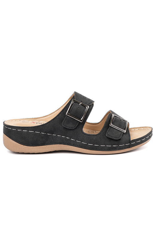 Sandales à plateforme basse avec...