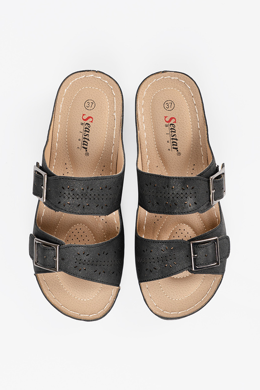 Sandales à plateforme basse avec...